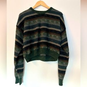 Urban Outfitters Forest Green Grandpa Sweater (S/M)